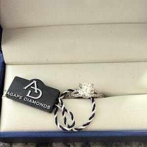 Agape Diamonds Silver Ring